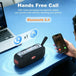 GCZ Portable Bluetooth Speaker with 40W HD sound, deep bass, IPX7 waterproof, and TWS stereo for outdoor parties