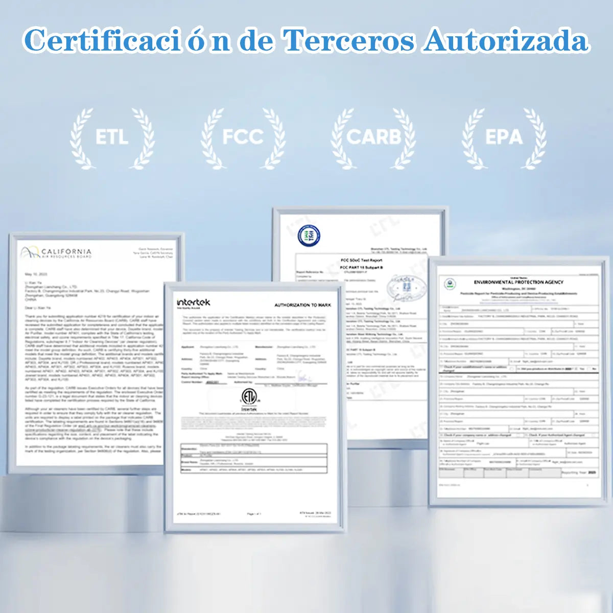 GCZ Purificador de Aire KJ1-5 con filtro HEPA13 y aromaterapia para hogar y oficina.