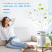 GCZ Purificador de Aire KJ1-5 con filtro HEPA13 y aromaterapia para hogar y oficina.