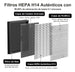 GCZ Filtro de Repuesto HEPA 14 Pack de 2 para Purificador de Aire KJ3-5S, ideal para el hogar