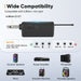 GCZ Rechargeable Wireless Microphones with stable 50-100ft range for karaoke, DJ, and public speaking.