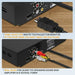 GCZ DVD Player with 1080p HD upscaling, multi-format disc support, and USB playback for home theater.