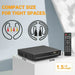 GCZ DVD Player with 1080p HD upscaling, multi-format disc support, and USB playback for home theater.