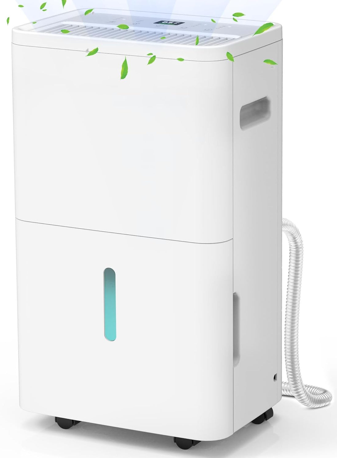 GCZ deshumidificador 22L/día con drenaje continuo y temporizador para hogar y oficina
