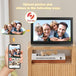 GCZ 15.6 inch WiFi digital photo frame with 1080P IPS touchscreen for instant family memory sharing.