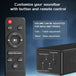 GCZ 100W Dolby Digital Sound Bar for TV and Gaming with HDMI ARC