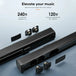 GCZ 2.1 CH Separable Soundbar with Subwoofer for Immersive TV Home Theater