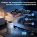 GCZ Purificador de Aire KJ3-3S con filtro HEPA H13, WiFi y control por voz para hogar y oficina grande.