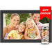 GCZ 15.6 inch WiFi digital photo frame with 1080P IPS touchscreen for instant family memory sharing.