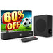 GCZ Dolby Atmos Soundbar with Subwoofer, 2.1 CH, and Bluetooth 5.3 for TV