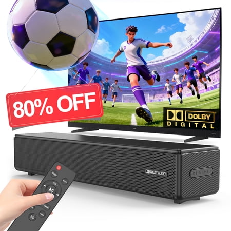 GCZ 100W Dolby Digital Sound Bar for TV and Gaming with HDMI ARC