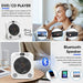 GCZ HD DVD Player with Bluetooth, HDMI, USB, and Wall Mount for TV