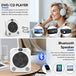GCZ HD DVD Player with Bluetooth, HDMI, USB, and Wall Mount for TV