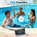 GCZ Portable Bluetooth Speaker with 40W HD sound, deep bass, IPX7 waterproof, and TWS stereo for outdoor parties