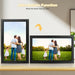GCZ 15.6 inch WiFi digital photo frame with 1080P IPS touchscreen for instant family memory sharing.