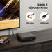 GCZ Mini DVD Player for TV with 1080P HDMI, USB, Multi-Format Discs