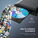 GCZ Mini DVD Player for TV with 1080P HDMI, USB, Multi-Format Discs
