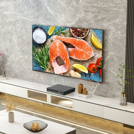 GCZ DVD Player with 1080p HD upscaling, multi-format disc support, and USB playback for home theater.